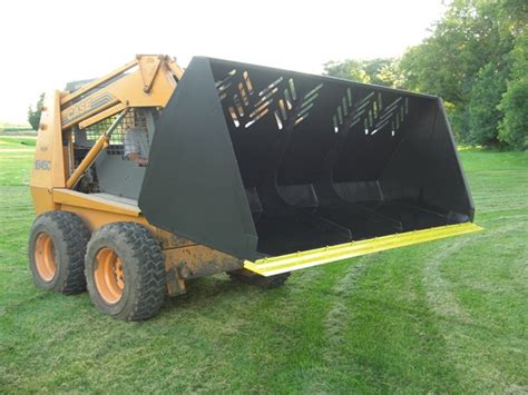 skid steer bucket cubic yards|2 yard skid steer bucket.